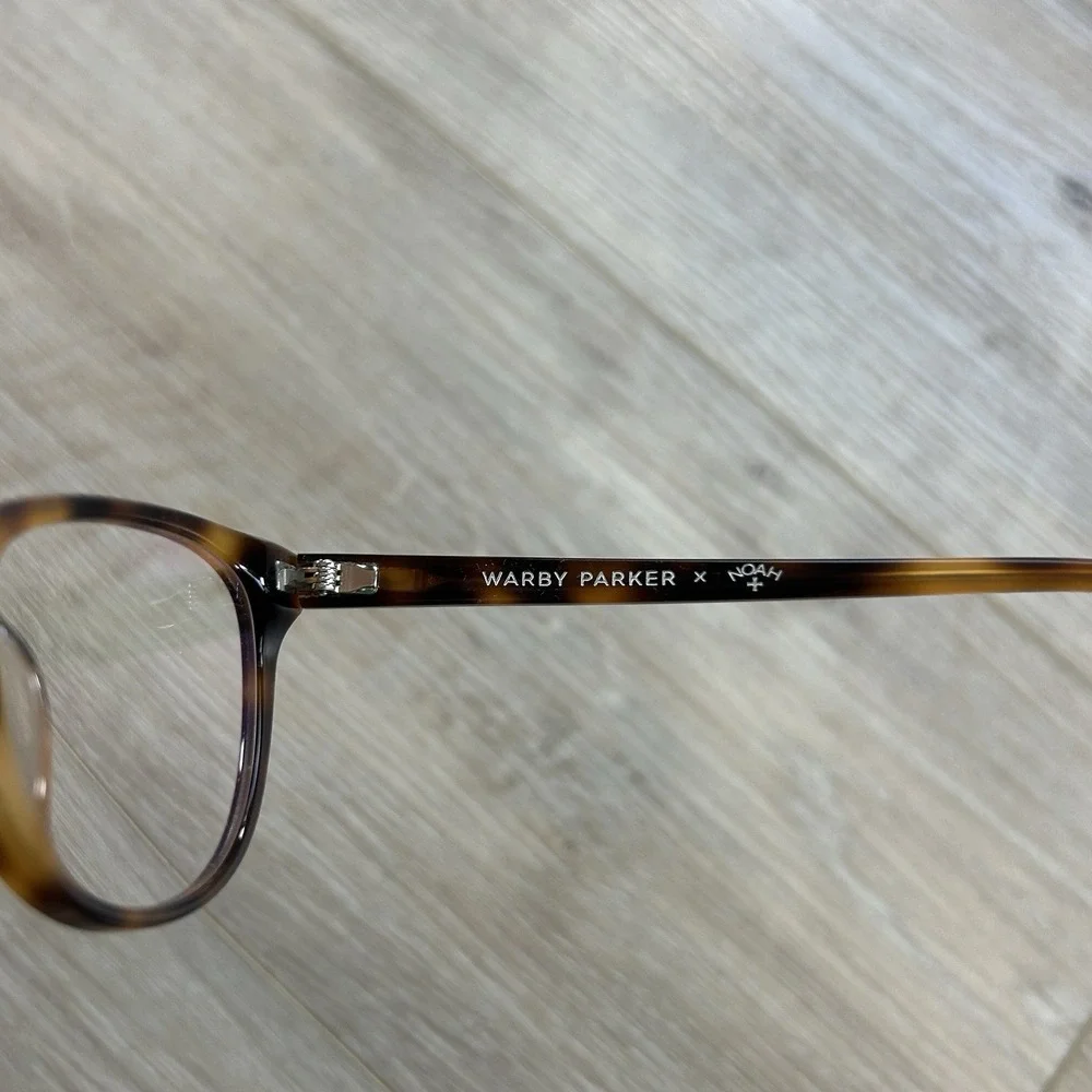 Warby Parker x Noah Shea M 225‎ Brown Tortoise Eyeglasses **Frames Only**